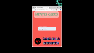 FORMULARIO DE EMAIL con HTML y CSS