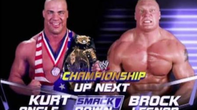 "Kurt Angle" vs. Brock Lesnar (Full Match)