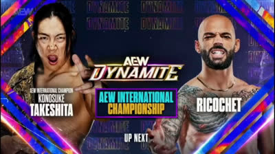 Konosuke Takeshita vs. Ricochet - AEW International Championship - AEW Dynamite (2026-06-24)
