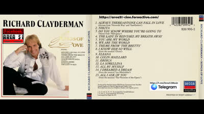 RICHARD CLAYDERMAN - SONGS OF LOVE (1993)(FULL ALBUM)