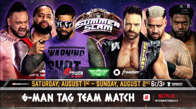 LA Knight, Royce Keys & Solo Sikoa vs Jacob Fatu & The Usos (Full Match)
